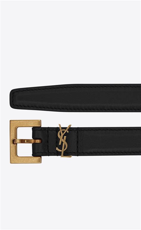 cintura ysl donna cassandre|cinture saint laurent donna.